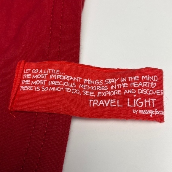 Message Factory Women’s Red & Orange Long Sleeve Organic Cotton Hoodie Sz Medium - Picture 13 of 13